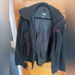 North face rain coat
